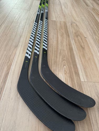 3 Pack - New Senior Warrior Left Hand W28 Pro Stock Alpha LX2 Hockey Stick