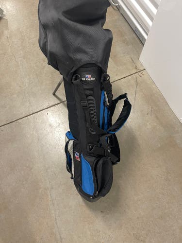 Blue U.S Kids Golf clubs And Bag
