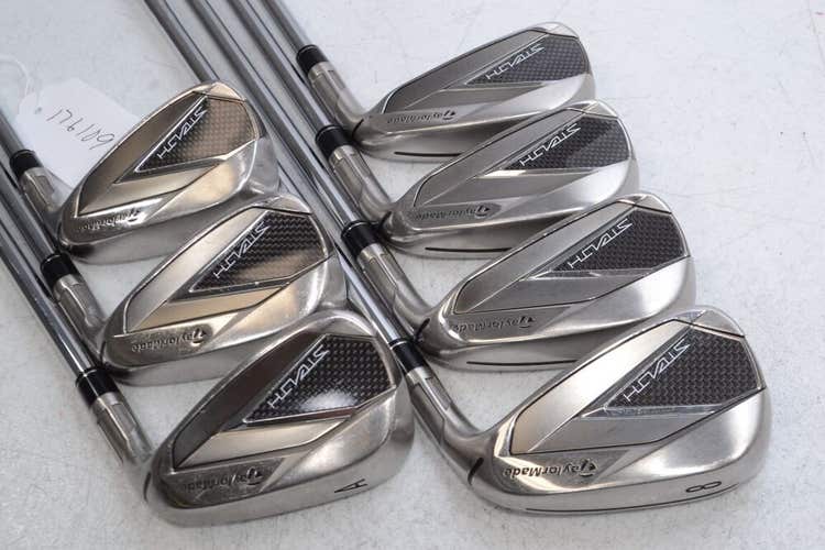 TaylorMade Stealth 5-PW,AW Iron Set Right Regular Flex KBS MAX MT Steel # 176109