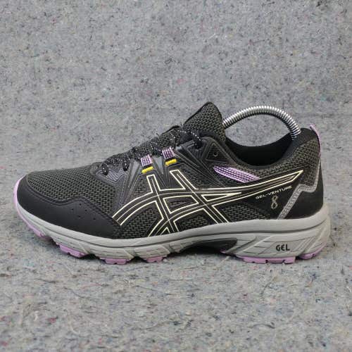 Asics Gel Venture 8 Womens Size 9 Running Shoes Low Top Sneakers Gray Purple
