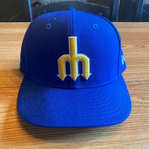 Seattle Mariners Vintage Blue 7 1/8 New Era Hat