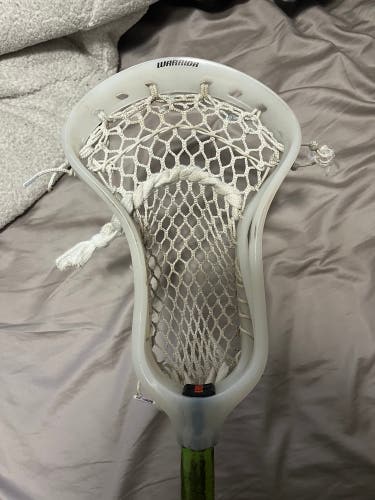 Used Strung Warrior Burn FO Recovery Lacrosse Head