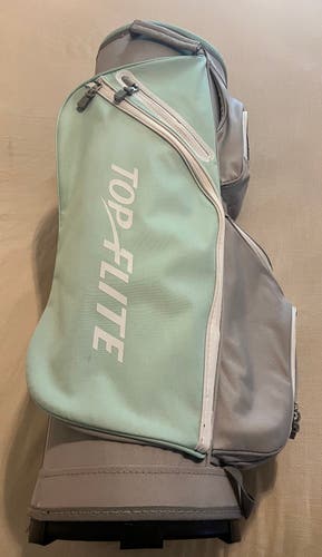 New Women's Top Flite Bag, Gray/Teal