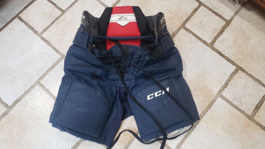 Used Junior Medium CCM Extreme Flex Hockey Goalie Pants