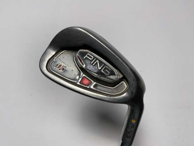 Ping i15 Pitching Wedge PW Yellow Dot 1.5* Up AWT Regular Steel Mens RH