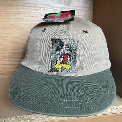Vintage 90s Mickey Mouse Fitted Hat Disney Unlimited Cartoon New NWT One Size
