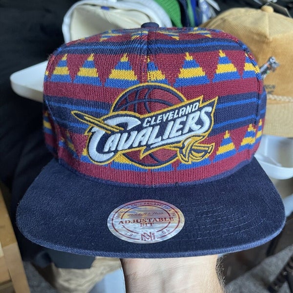 Cleveland Cavaliers Mitchell and Ness Aztec Snapback Hat Cap NBA