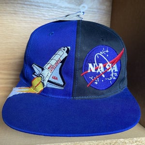 Vintage NASA Kennedy Space Center Snapback Hat Cap New With Tags NWT