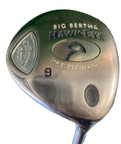 Callaway Big Bertha Hawk Eye VFT 9 Wood 25* 50g Gem Ladies Graphite 41" RH