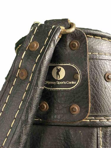 Sunday Golf Bag JC Penney Single Strap 3-Way Zippers Work Cool Vintage Item