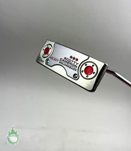 Used 2018 Titleist Scotty Cameron Select Squareback 35" Putter Steel Golf Club