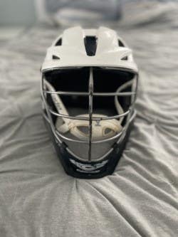 Yale Game Worn Used Cascade S Helmet