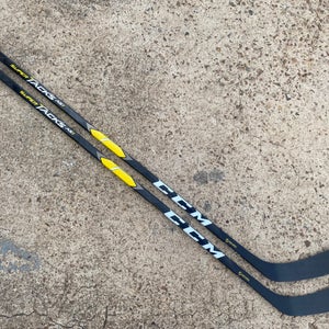2 PACK CCM Super Tacks AS1 Pro Stock Hockey Stick Grip 95 Flex Left P90 62403