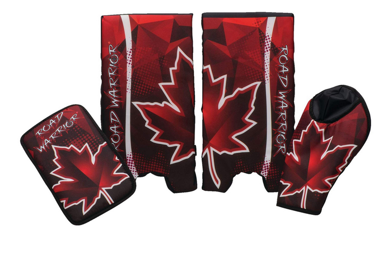New ROAD WARRIOR Street Hockey Goalie Leg Pads/Glove/Blocker Set [ROA-HOC-C29I]
