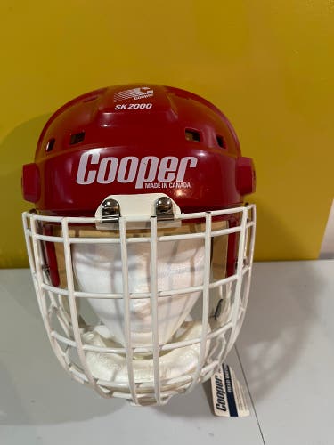 Vintage Cooper SK2000 helmet with HM50 mask