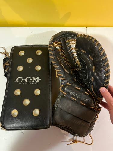Vintage junior sized Cooper / CCM glove set