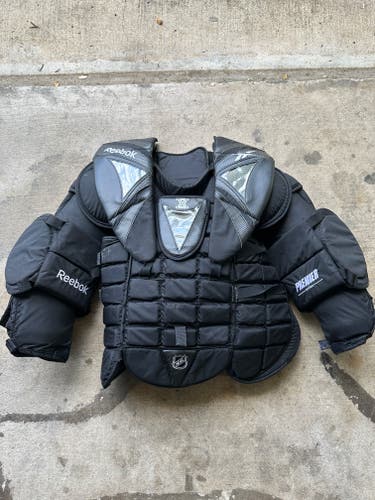 Used XL Reebok Premier 1 Goalie Chest Protector Pro Stock - Montoya