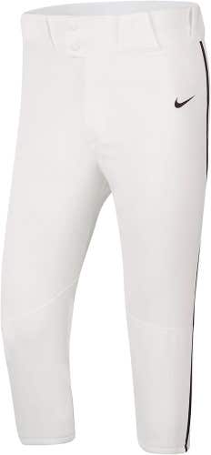 Nike Mens' VAPOR Select White Baseball Pants Knickers Large BQ6437-100 Brand NEW Black HS College