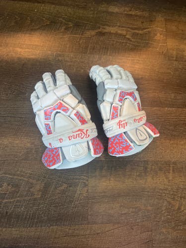 Used  Adrenaline Large Phoenix Lacrosse Gloves