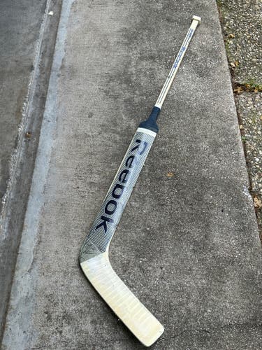 SIGNED Used Senior Reebok 11k Regular Goalie Stick 26" Paddle Pro Stock - Montoya 02