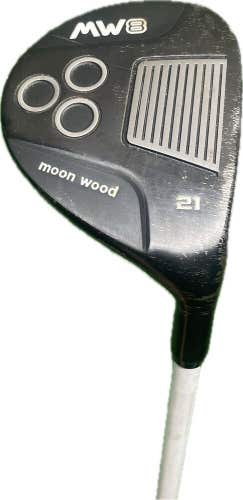 Moon Wood MW8 21° Senior Flex Graphite Shaft RH 38”L New Grip!