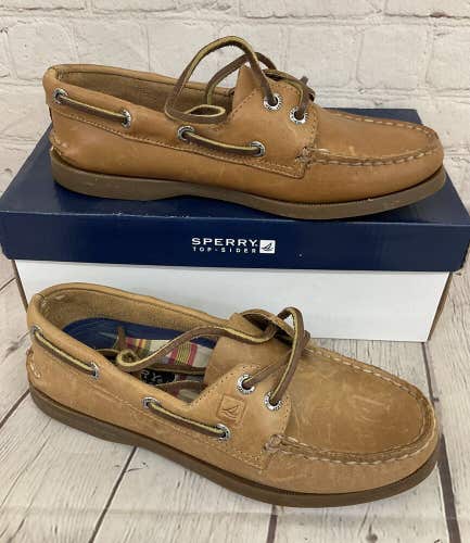 Sperry Top-Liner 9155240 Men's Leather A/O Sahara Shoes Honey Sole US 5.5 UK 3