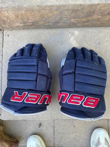 Used  Bauer 14" Pro Stock Gloves