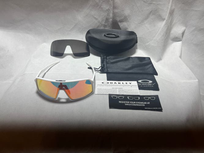 Oakley SUTRO Sunglasses white/orange