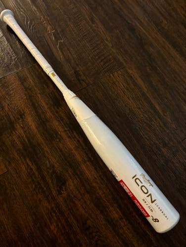 Brand New Rawlings Icon -8 USSSA Certified Composite 22 oz 30" Icon Bat Drop 8 (-8)