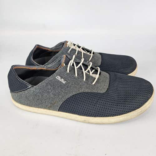 OluKai Nohea Moku Mens Size 10.5 Navy Gray Casual Classic Shoes Sneakers