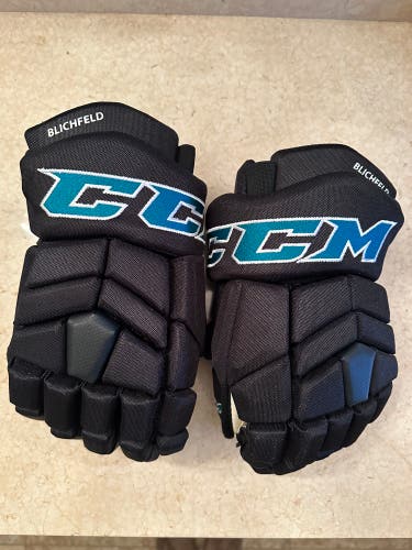 SJ Sharks Ccm hgtk gloves-14”