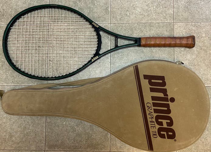 Prince Graphite 110 Tennis Racquet 1987 4-3/8 Grip With Bag