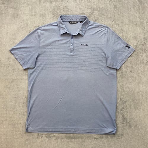 Travis Mathew Golf Polo Shirt Men XL Short Sleeve Embroidered Country Club Logo