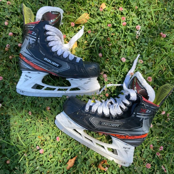 Used Intermediate Bauer Vapor X2.9 Hockey Skates (Size 4.5 Fit 2)