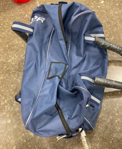 Used Navy Blue CCM Wheeled Bag