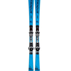 Used 2024 Stockli 160 cm Racing Laser Skis With Bindings Max Din 16