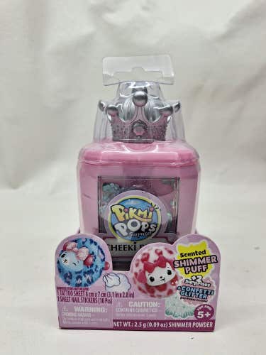 Pikmi Pops Cheeki Puffs 1pc Medium Collectible Silver Crown Top