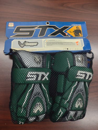 New STX Chopper Lacrosse Gloves 13"- Green