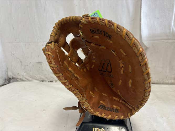 Used Mizuno Franchise Mfr F001 Leather Baseball & Softball First Base Mitt Glove