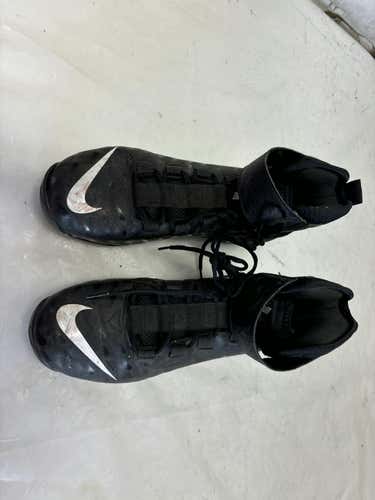 Used Nike Force Savage 2 Shark Aq7722-001 Mens 10.5 Molded Football Cleats