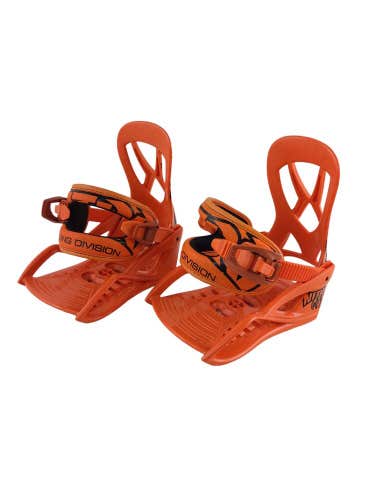 Nitro DIY Kids Snowboard Bindings 1x1 Extra Small Orange