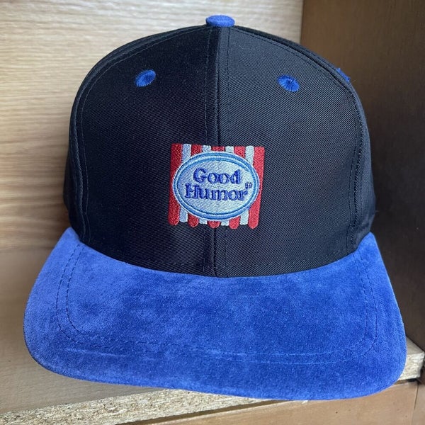 Vintage Good Humor Ice Cream Suede Brim Snapback Hat Cap