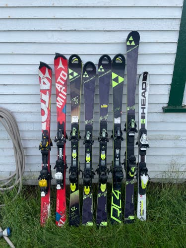 Collection of Jr. Race Skis W/ Bindings- Make An Offer!