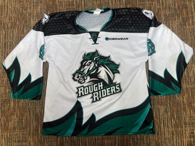 Cedar Rapids RoughRiders Game Worn Hockey Jersey - Small