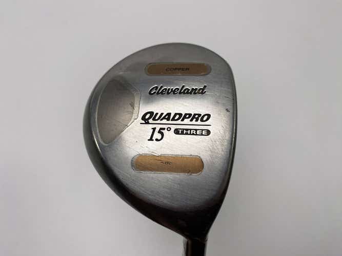 Cleveland Quadpro 3 Fairway Wood 15* Regular Graphite Mens RH