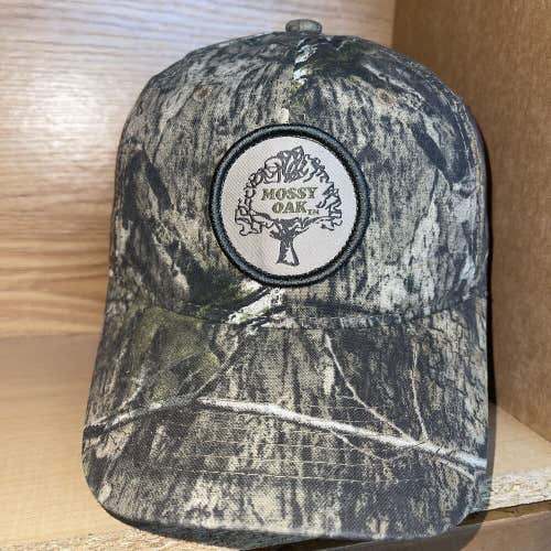 Mossy Oak Camouflage Hunting Snapback Hat Cap Tree Circle Patch Logo
