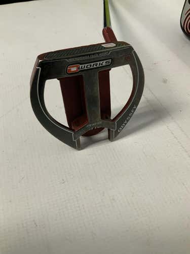 Used Odyssey O-works 2-ball Fang Red Mallet Putters