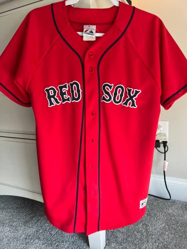 Red Used Small Majestic Jersey