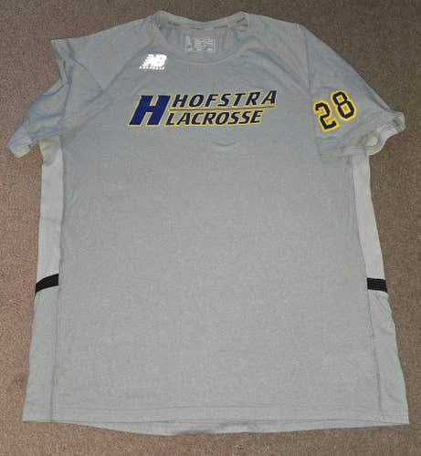 Hofstra University Pride Lacrosse Team Issued New Balance Wicking Shirt XL