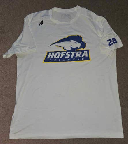 Hofstra University Pride Lacrosse Team Issued New Balance Wicking Shirt XL